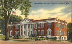 New Franklin County Court House Greenfield, MA Postcard Postcard