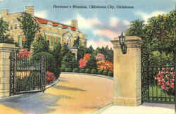 Governor's Mansion Oklahoma City, OK Postcard Postcard
