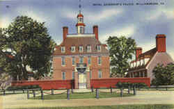 Royal Governor's Palace Postcard