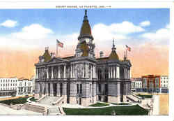 Court House Lafayette, IN Postcard Postcard