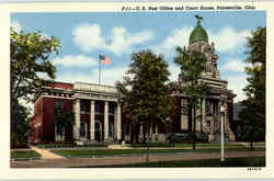 U. S. Post Office And Court House Painesville, OH Postcard Postcard