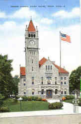 Greene County Court House Postcard