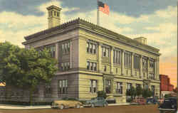U. S. Post Office And Court House Postcard