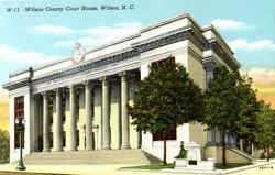 Wilson County Court House Postcard