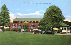 Service Club Fort Benning, GA Postcard Postcard