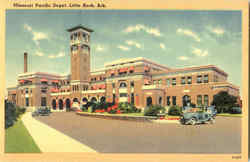 Missouri Pacific Depot Little Rock, AR Postcard Postcard