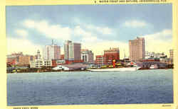Water Front And Skyline Jacksonville, FL Postcard Postcard