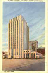 St. Paul City Hall And Ramsey County Court House Postcard