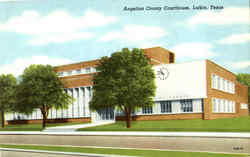 Angelina County Courthouse Lufkin, TX Postcard 