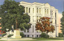 Milam County Courthouse Postcard