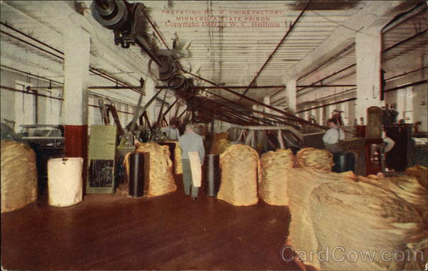 Preparing ROom, twine factory, Minnesota State Prison