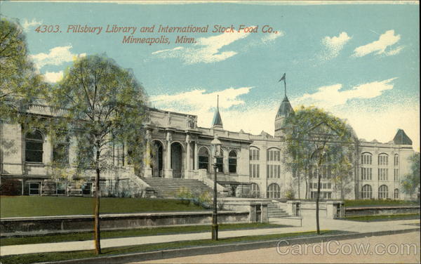 Pillsbury Library and International Stock Food Co Minneapolis Minnesota