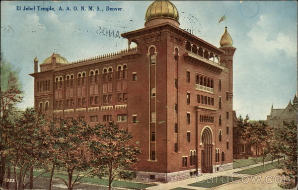 E. Jebel Temple, A.A.O.N.M.S Denver Colorado
