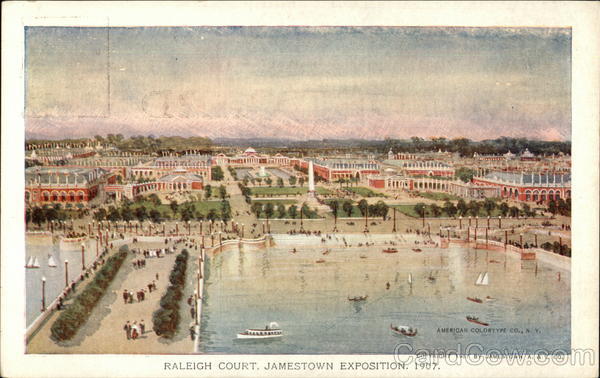 Raleigh Court, Jamestown Exposition 1907 Jamestown Exposition