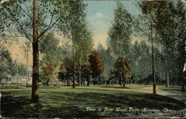 View in First Ward Park Hamilton Ohio