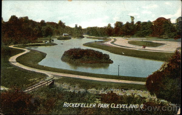 View of Rockefeller Park Cleveland Ohio