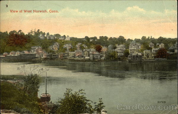 View of West Norwich, Conn Connecticut