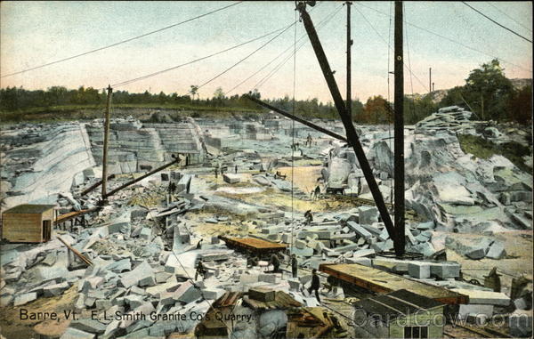 E. L. Smith Granite Co. & Quarry Barre Vermont