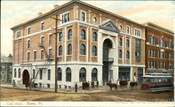 City Hall Barre Vermont
