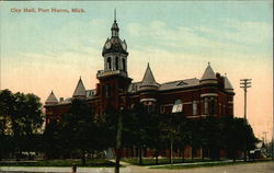 City Hall Port Huron, MI Postcard Postcard