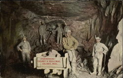 Underground Calumet & Hecla Mine Postcard