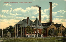 Advance Thresher Co Postcard