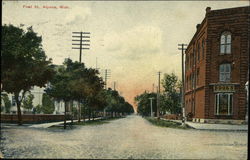 First St Alpena, MI Postcard Postcard