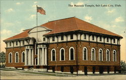 The Masonic Temple Salt Lake City, UT Postcard Postcard