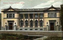 Masonic Temple Postcard