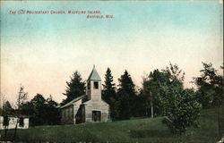 The Old Protestant Church, Madeline Island Postcard