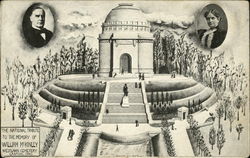 The National Tribute to the Memory of William McKinley, Westlawn Cemetery Postcard
