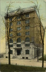 Masonic Building Postcard