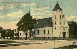 Christian Church Eugene, OR Postcard Postcard