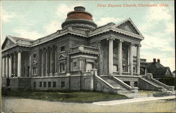 First Baptist Church Chickasha, OK Postcard Postcard