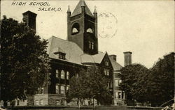 High School Salem, OH Postcard Postcard