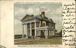 Gas-Lighted by The Forde Lighting System Salem, OH Postcard Postcard