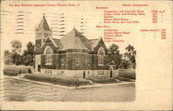 Methodist Episcopal Church Pleasant Ridge, OH Postcard Postcard