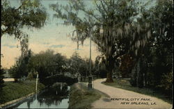 Beautiful City Park New Orleans, LA Postcard Postcard