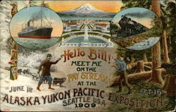 Alaska Yukon Pacific Exposition Seattle, WA 1909 Alaska Yukon-Pacific Exposition Postcard Postcard