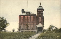 Lexington Public School Building Postcard