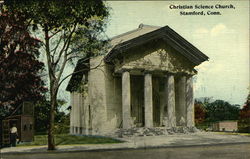 Christian Science Church Stamford, CT Postcard Postcard