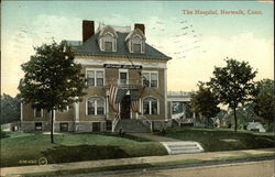 The Hospital Norwalk, CT Postcard Postcard