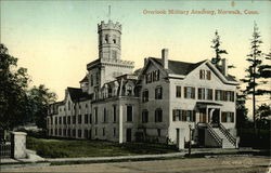 Overlook Military Academy Norwalk, CT Postcard Postcard