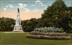 Soldiers Monument, Seaside Park Postcard