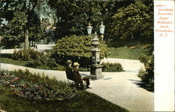 Drinking Fountain at Roger Williams Park Postcard