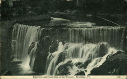 Electric Light Plant Dam on the Winooski Postcard