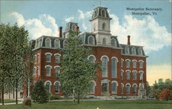 Montpelier Seminary Vermont Postcard Postcard