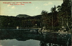 Willoughby Lake, Showing Wheeler Mt. from French's Point Westmore, VT Postcard Postcard