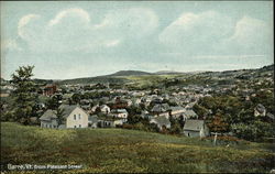 Barre, Vt., From Pleasant Street Vermont Postcard Postcard