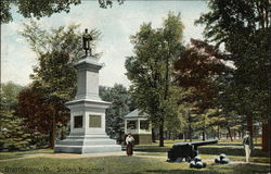 Soldiers Monument Brattleboro, VT Postcard Postcard